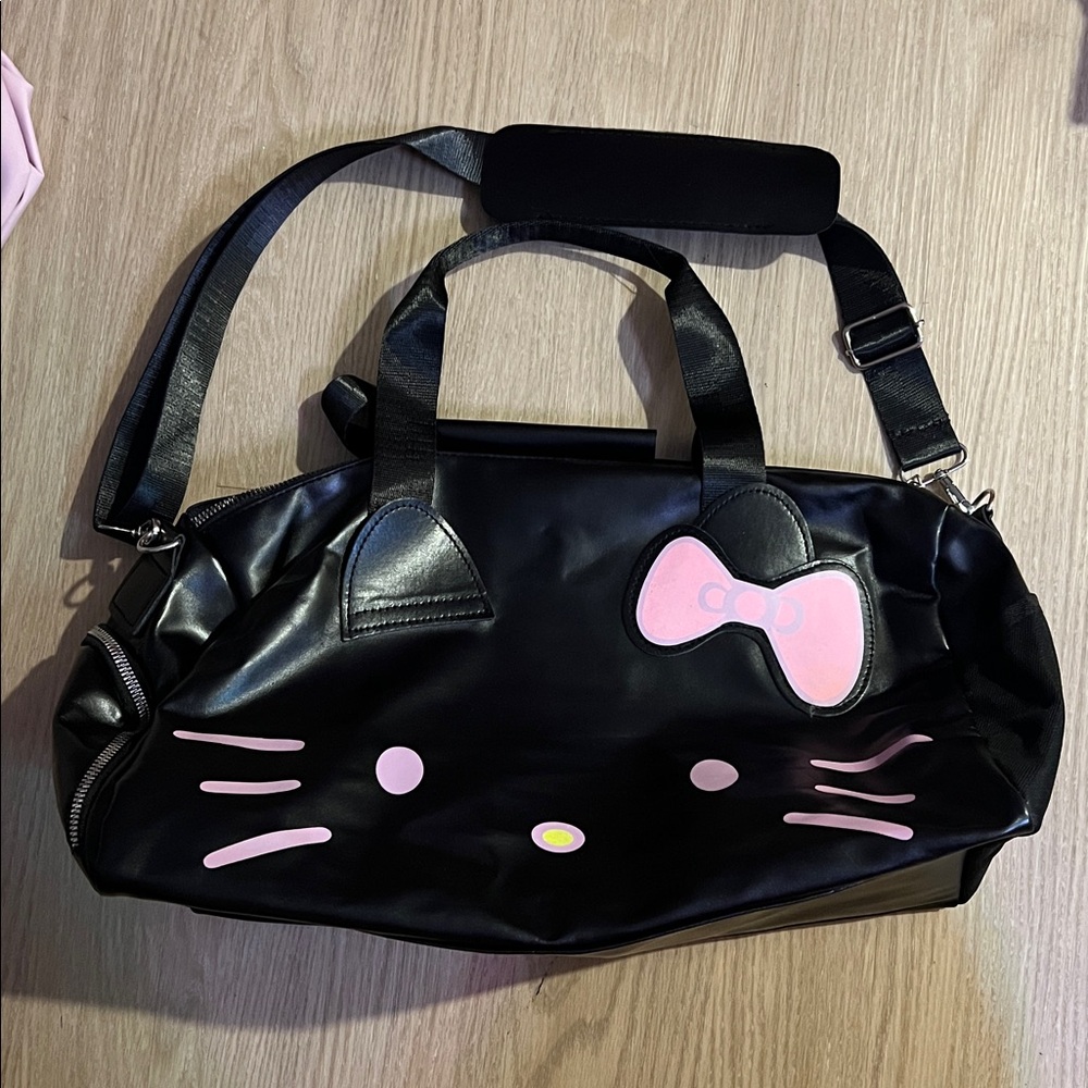 Hello kitty Black duffle